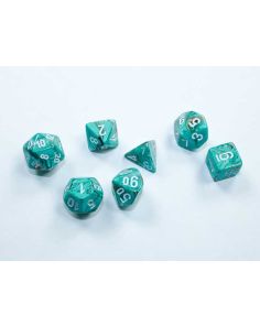 Marble Mini-hedral Oxi-Copper/white 7-Die Set