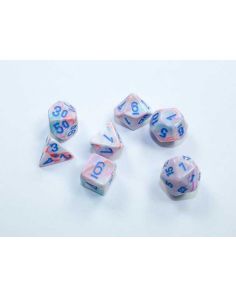 Festive Mini-hedral Pop Art/blue 7-Die set