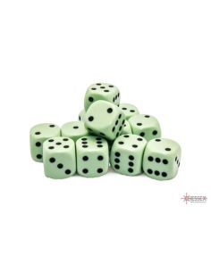 Opaque Pastel Green/ black 12st T6