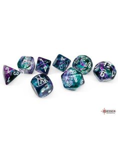 Lab Dice Nebula Flourite / White