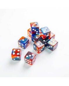 D6 Dice Set 12st Galaxy Series Mars