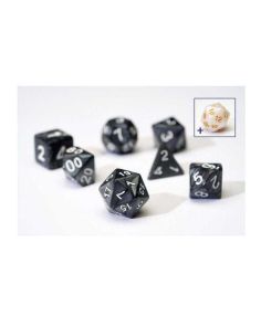 Perl Charcoal Grey Dice Set