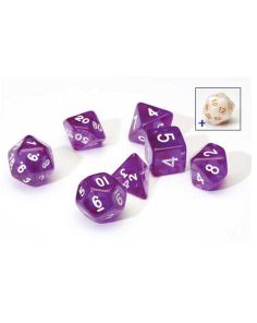 Translucent Purple Dice Set