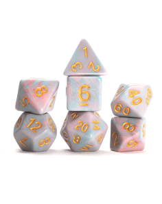Pink Unicorn Dice Set