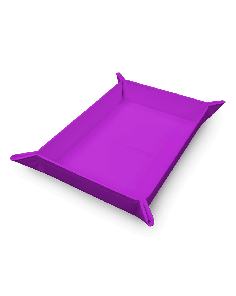 Vivid Magnetic Folding Dice Tray - Purple
