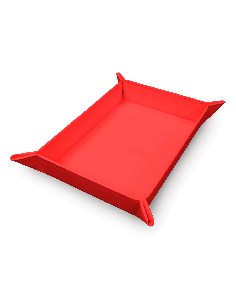 Vivid Magnetic Folding Dice Tray - Red