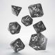 Classic RPG Dice Set Smoky/White