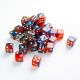 D6 Dice Set 36st Galaxy Series Mars