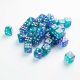 D6 Dice Set 36st Galaxy Series Neptune