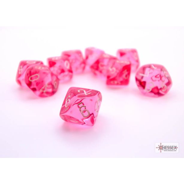 Translucent Gemini Pink / White 10st T10