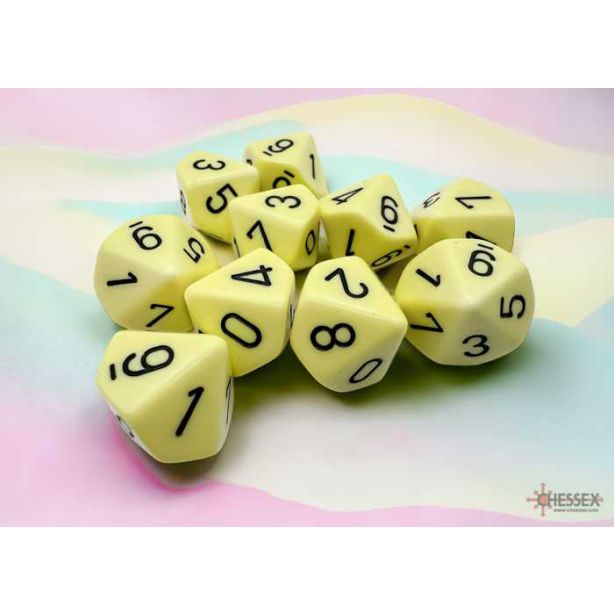 Opaque Pastel Yellow/black 10st T10