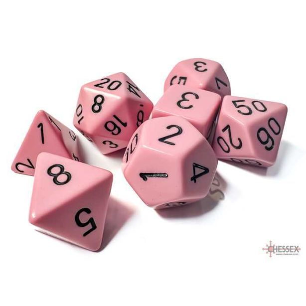 Opaque Pastel Pink / Black