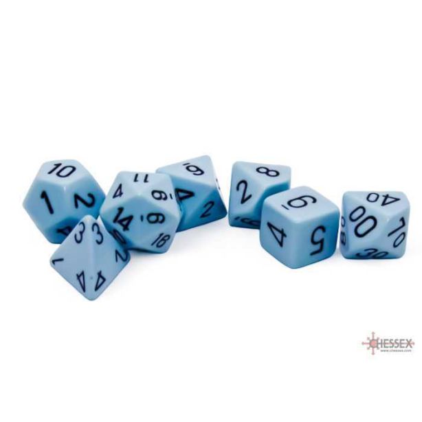 Opaque Pastel Blue / Black