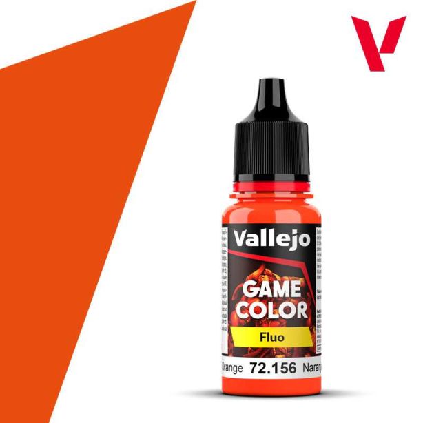 Game Color Fluoresent Orange