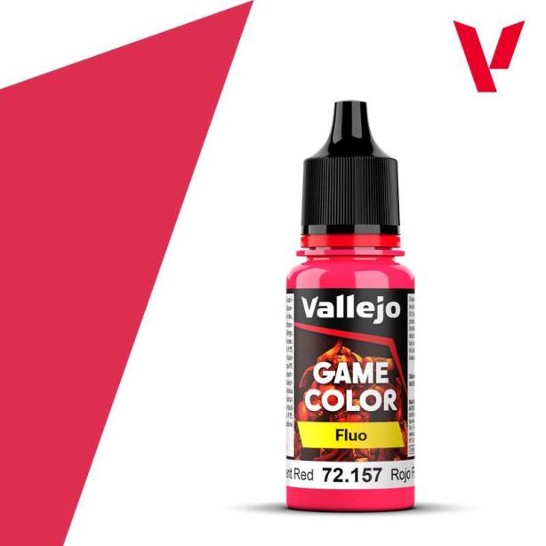 Game Color Fluoresent Red