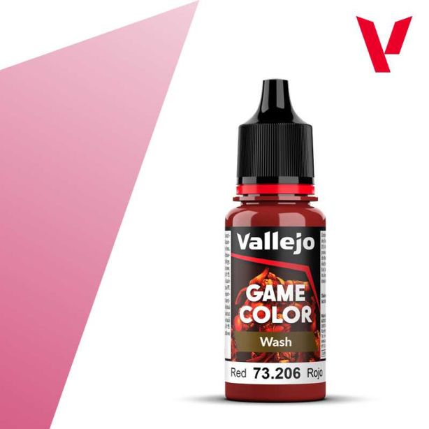 Game Color Wash Red