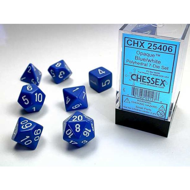 Opaque Blue/white