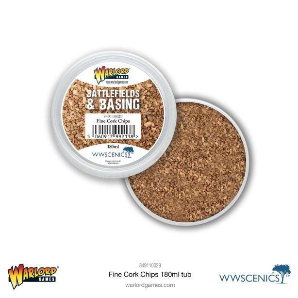 Battlefields & Basing: Fine Cork Chips