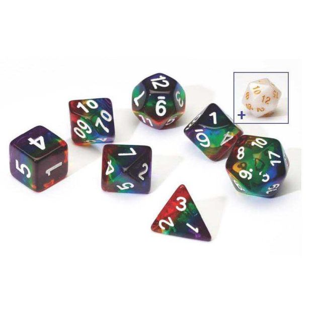Rainbow Dice Set