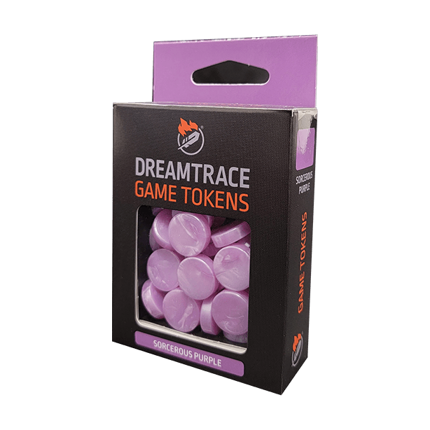 Dreamtrace Game Tokens: Sorcerous Purple