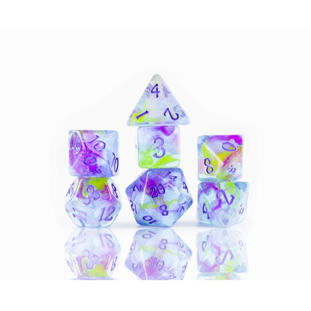 Watercolors Dice Set