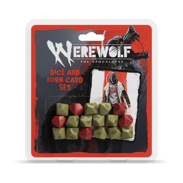 Werewolf: The Apocalypse - Game Dice and Form Card Set