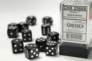 Opaque Black/White 12st T6