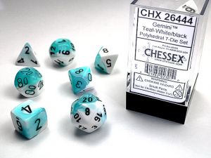 Gemini Teal-white / Black 