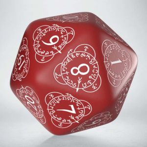 D20 Level Counter Dice Red