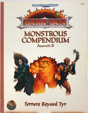 Dark Sun Monstrous Compendium Appendix 2